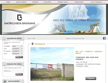 Tablet Screenshot of imobiliariabahamas.com.br